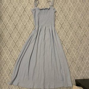 Hm Blue Flowy Dress Matching